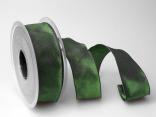 Uniband Dunkelgrün mit Draht 40mm Uniband Dunkelgrün mit Draht 40mm