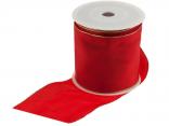 Uniband Goldkante Rot mit Draht 100mm Uniband Goldkante Rot mit Draht 100mm