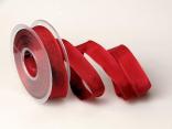 Uniband Karminrot mit Draht 25mm Uniband Karminrot mit Draht 25mm