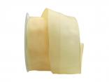 Uniband SONDERFARBE Creme dunkel 65mm mit Draht Uniband SONDERFARBE Creme dunkel 65mm mit Draht
