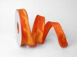 Uniband Weihnachtsorange mit Draht 25mm Uniband Weihnachtsorange mit Draht 25mm