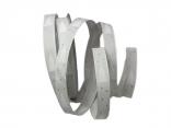 Weihnachtsband Tännchen silbergrau 15mm mit Draht Weihnachtsband Tännchen silbergrau 15mm mit Draht
