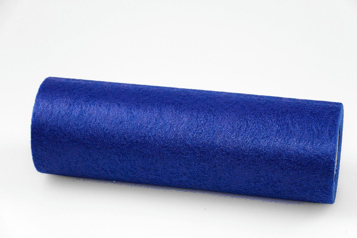 Tischband Vlies Blau ohne Draht 230mm