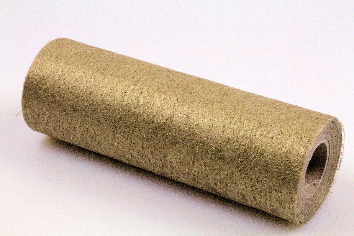 Tischband Vlies Gold ohne Draht 230mm
