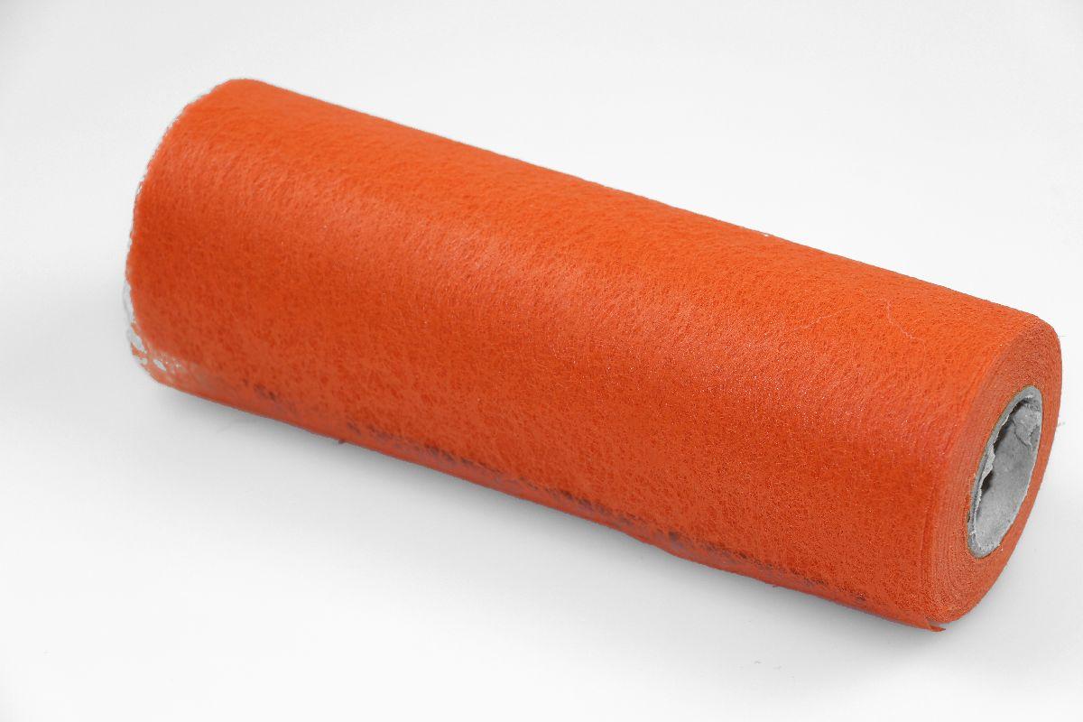 Tischband Vlies Orange ohne Draht 230mm