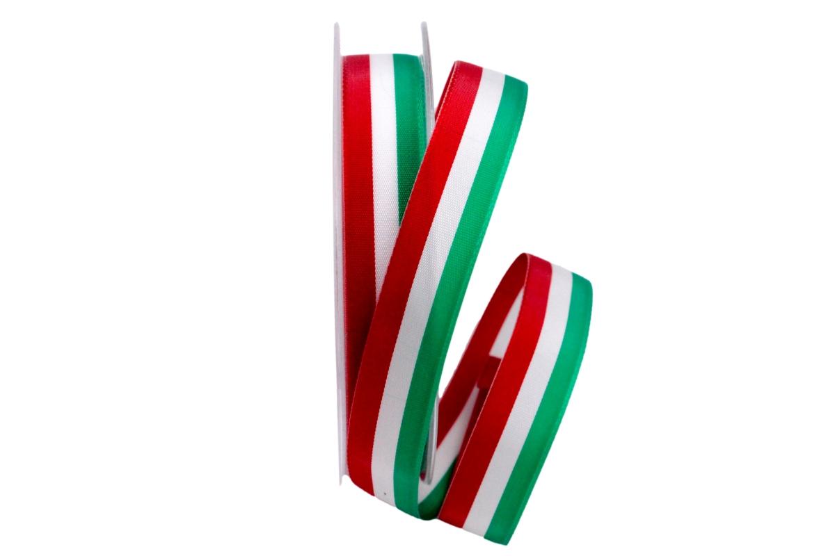 Uni Nationalband Italien Grün Weiß Rot ohne Draht 15mm
