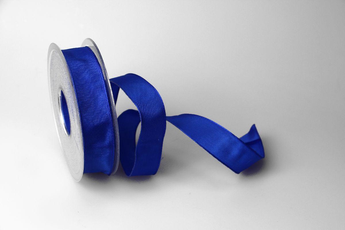 Uniband Blau mit Draht 25mm