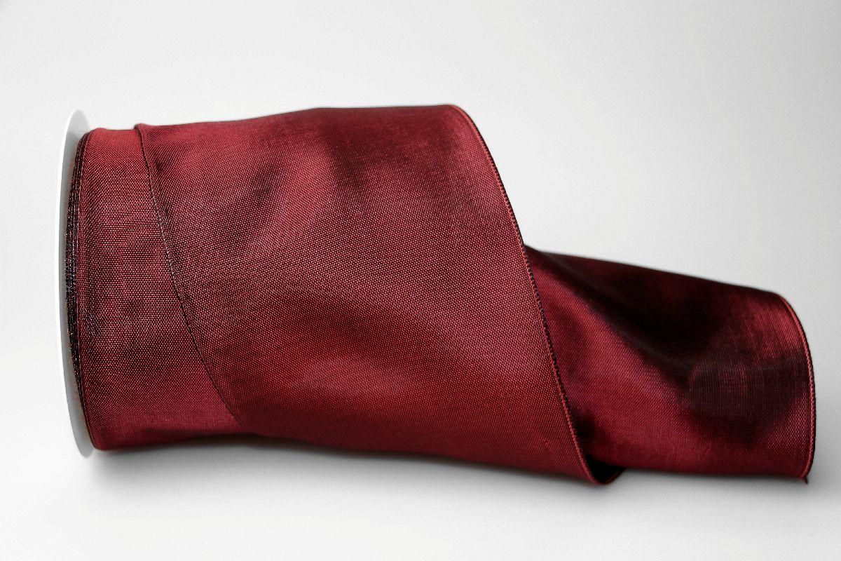 Uniband Bordeaux mit Draht 100mm