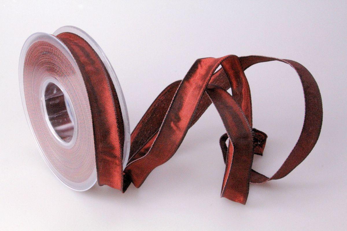Uniband Bordeaux mit Draht 15mm