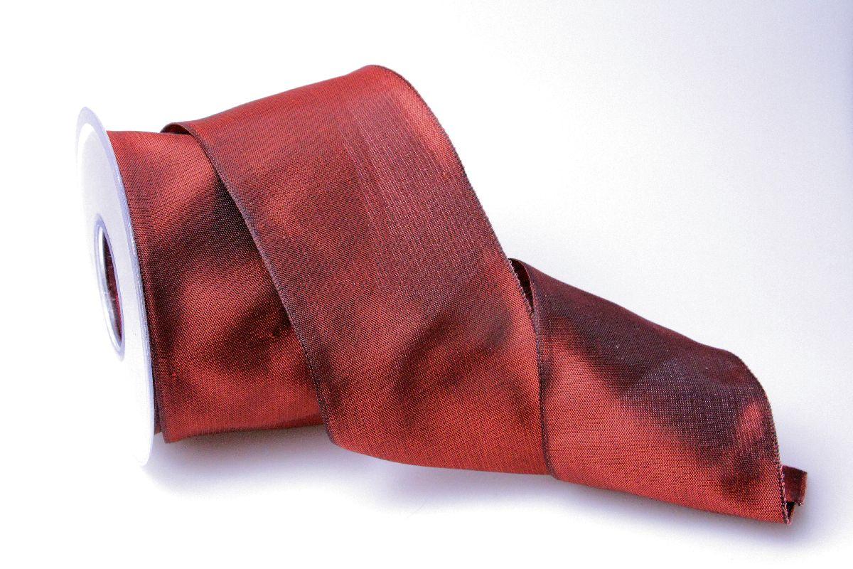 Uniband Bordeaux mit Draht 70mm