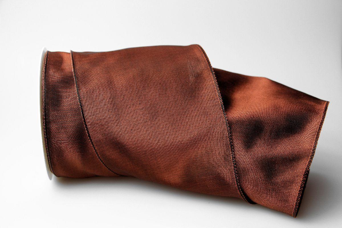 Uniband Dunkelbraun mit Draht 100 mm