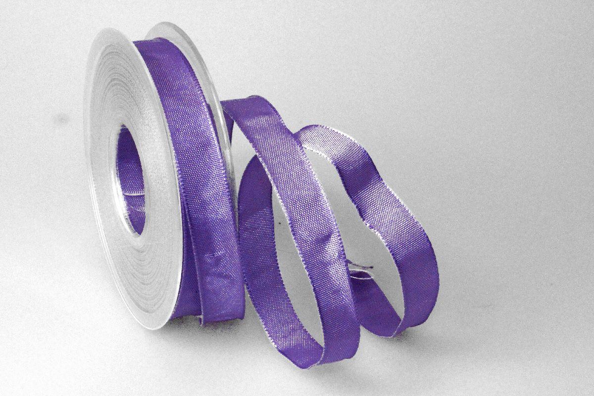 Uniband Flieder mit Draht 15mm