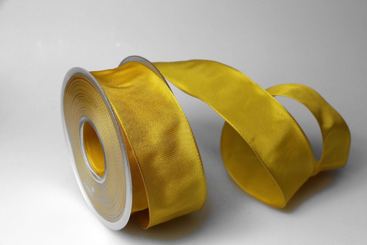 Uniband Gelb mit Draht 40mm