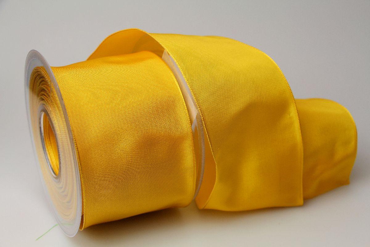 Uniband Gelb mit Draht 70mm