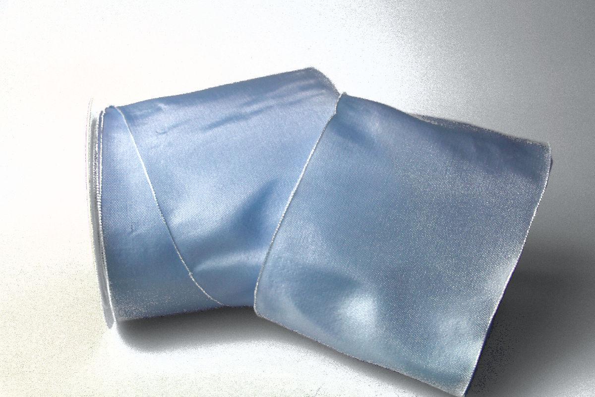 Uniband hellblau mit Draht 100mm