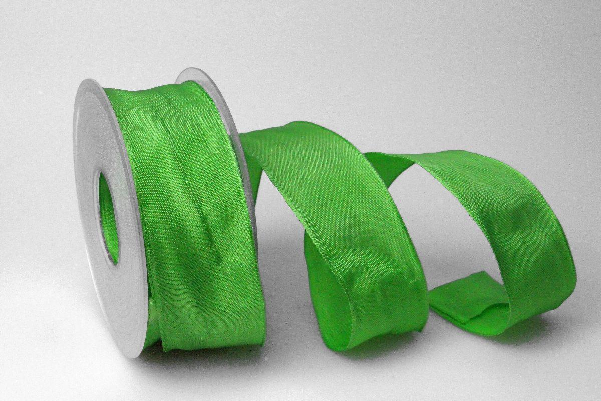 Uniband Hellgrün mit Draht 40mm