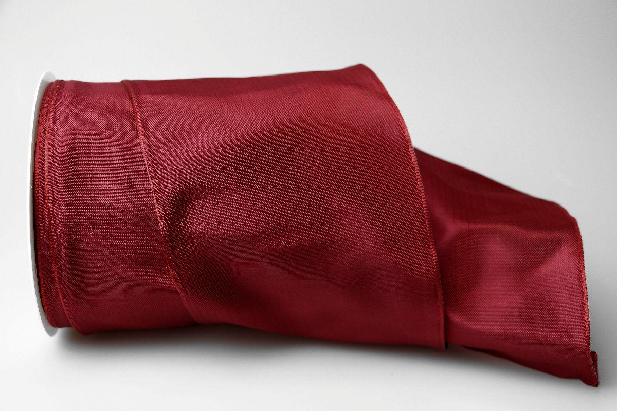 Uniband Karminrot mit Draht 100mm