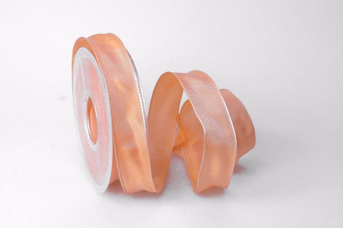 Uniband Lachs mit Draht 25mm