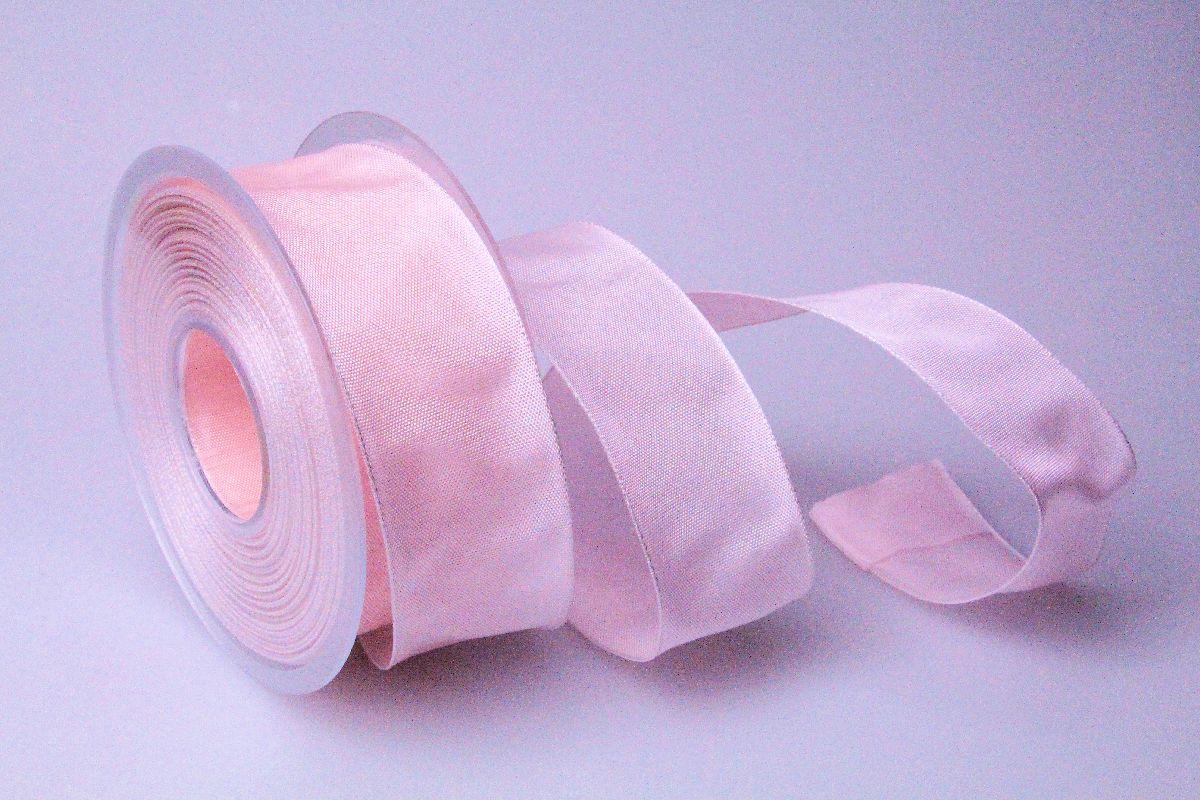 Uniband Rosa mit Draht 40mm