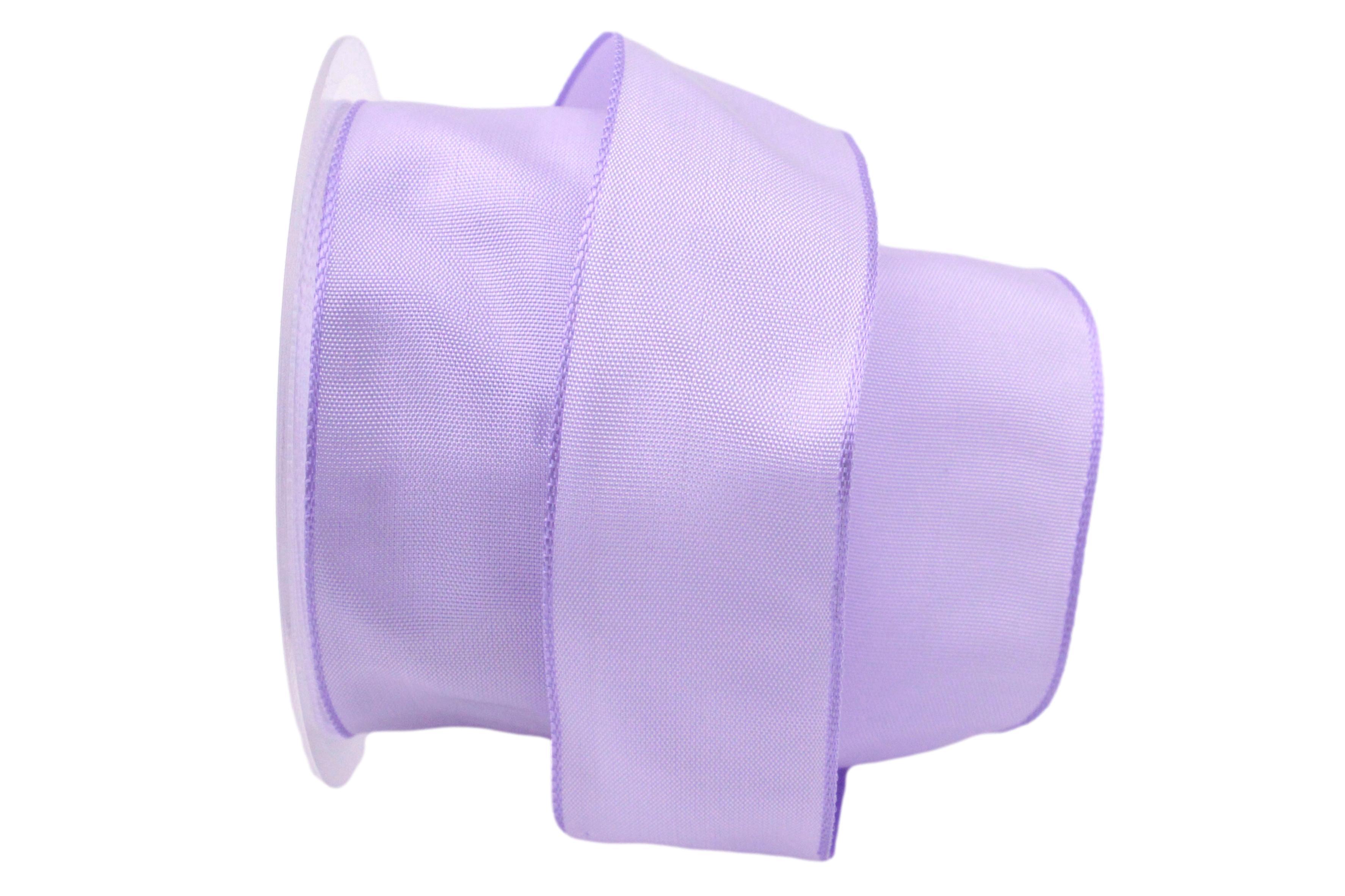 Uniband SONDERFARBE flieder hell 40mm mit Draht