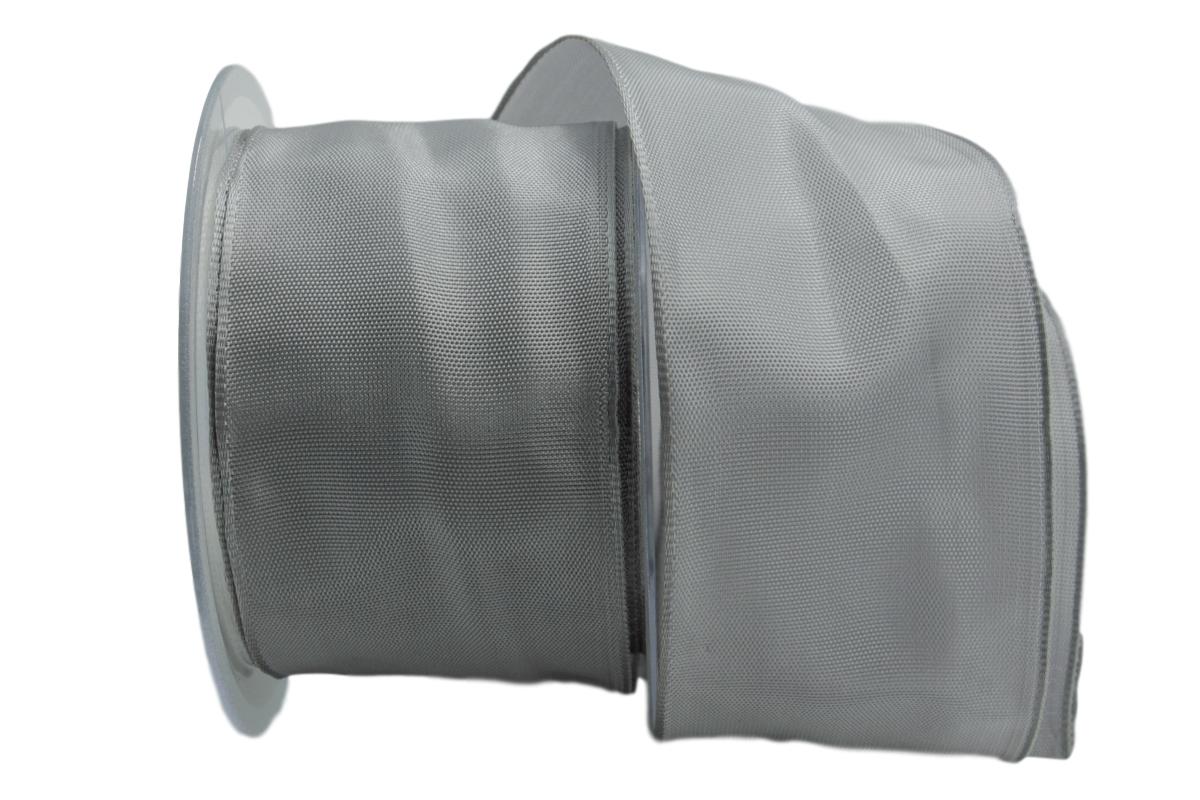 Uniband SONDERFARBE grau ca. 60mm mit Draht