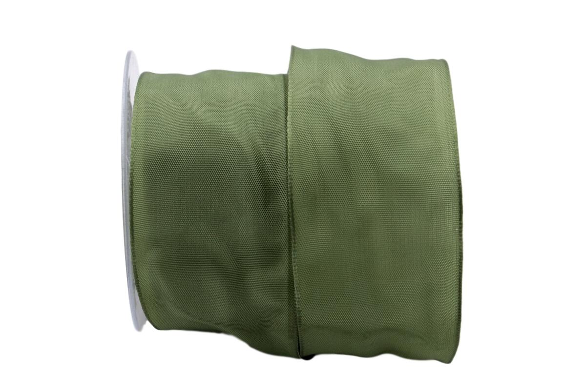 Uniband SONDERFARBE Olivegrün 65mm mit Draht