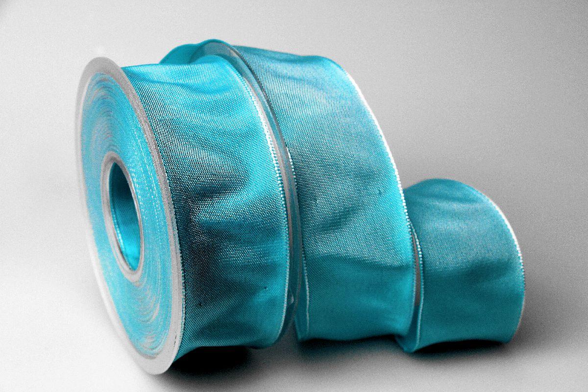 Uniband Türkis mit Draht 40mm