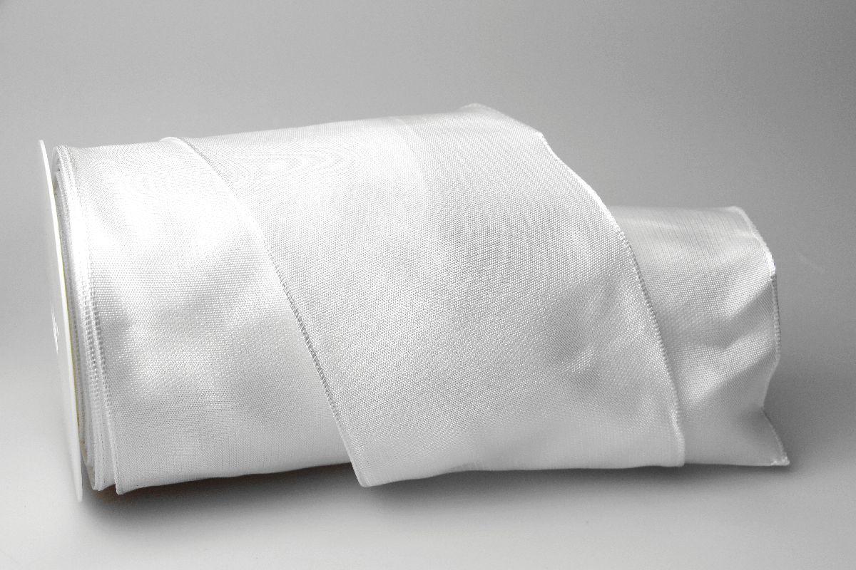 Uniband  Weiß mit Draht 100mm