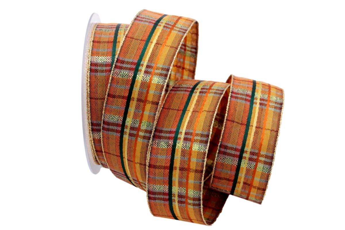 Weihnachtsband Assegno di Natale grün 40mm mit Nylonkante