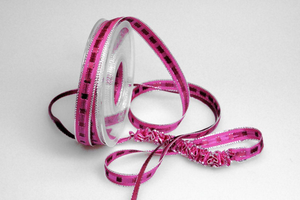 Ziehband Crash IT 15mm pink ohne Draht