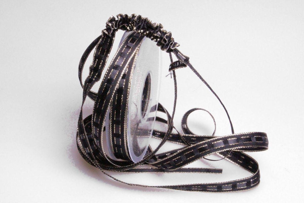 Ziehband Crash IT 15mm schwarz  ohne Draht